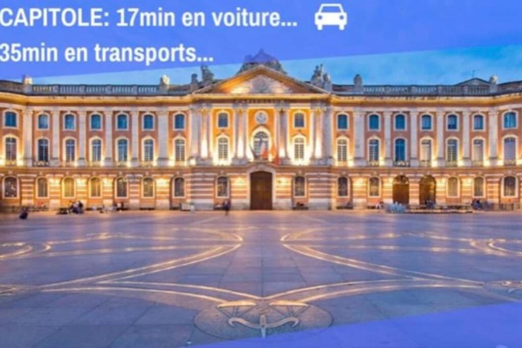 Appartement Cosy Avec Jardin A Blagnac. Kültér fotó